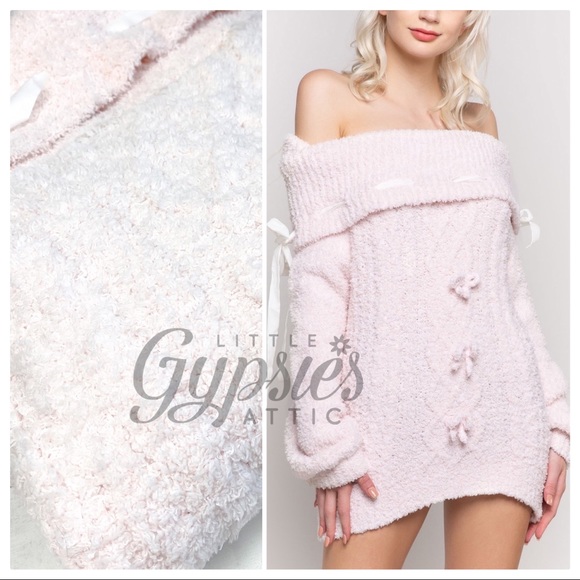 POL Dreamy Powder Pink Berber Fleece Sweater - Picture 10 of 14